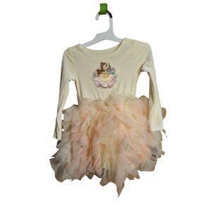 NWT Disney, Toddler Girls' Disney The Beauty and The Beast Belle Velour Ballerin